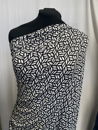 Black and White Leaf Classic Shirt