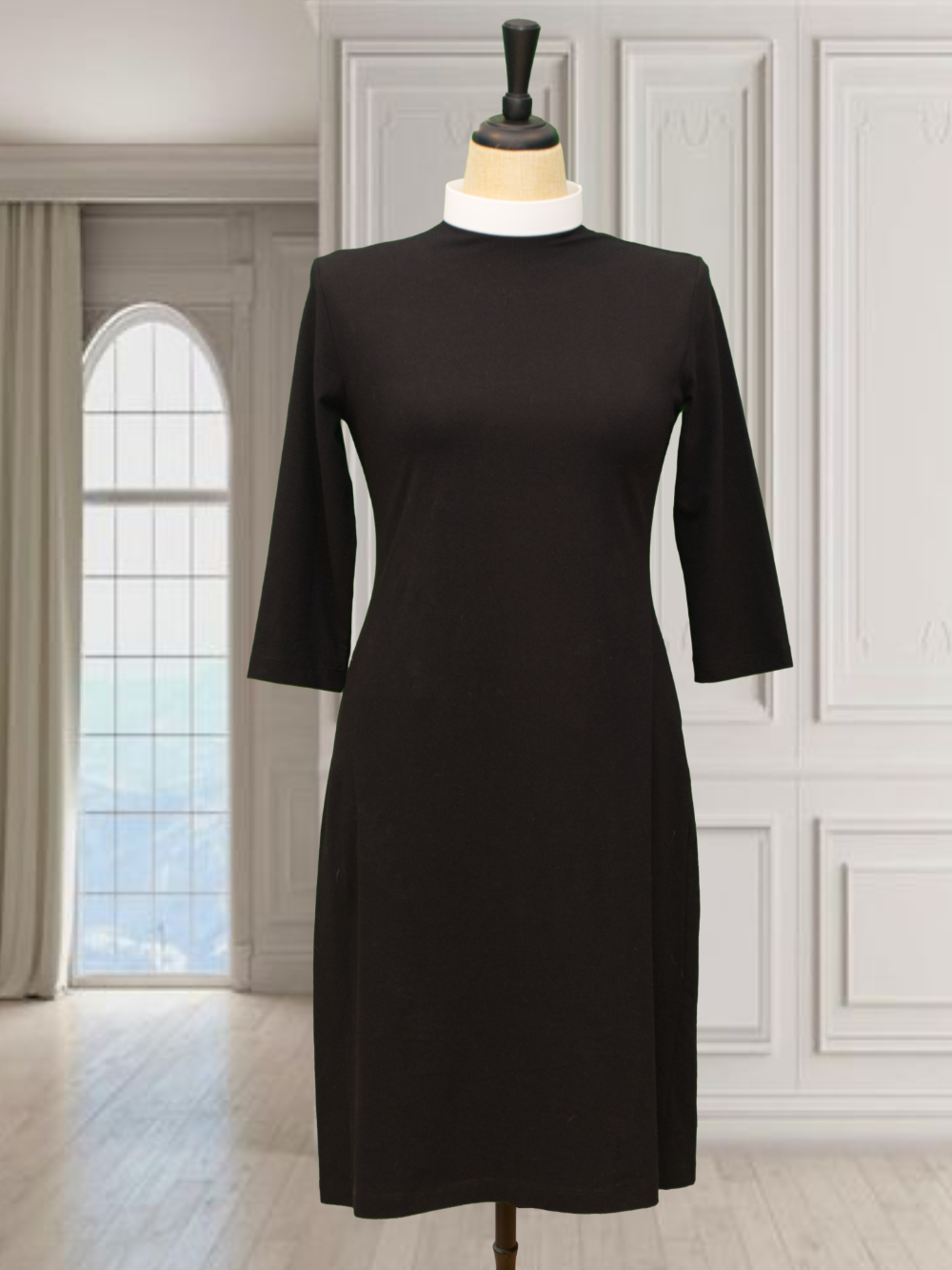 Women's Tapered Clergy Dress Elegant Fitted Clerical Wear Women's Tapered Clergy Dress Elegant Fitted Clerical Wear